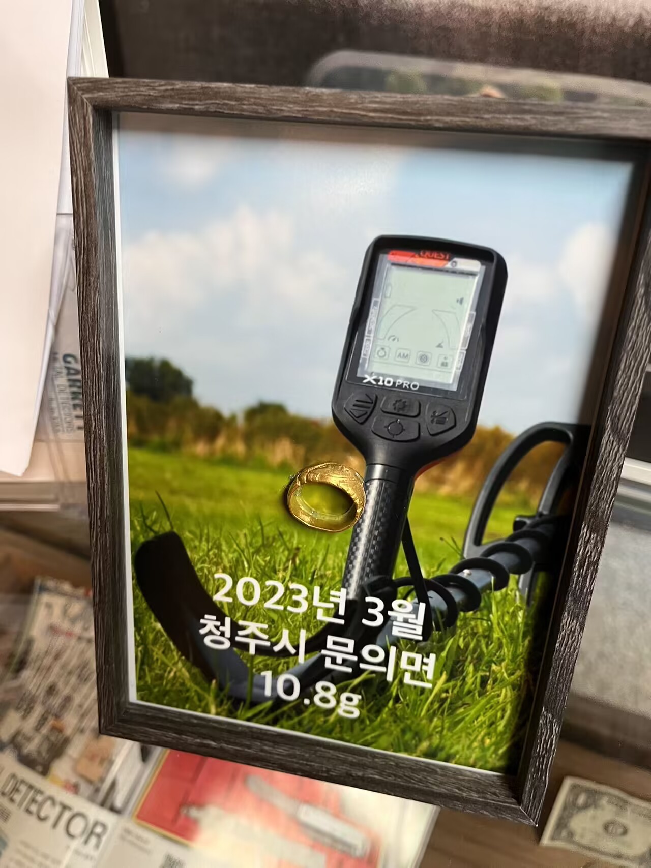 探友分享，贵仕X10 Pro出货金戒指一枚